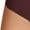 Brown, variant on Women's High Waisted Thongs Panties - Lightweight Soft Stretch High Cut Underwear with T-Back Design