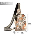 thumbnail image 2 of FORMRS Womens Crossbody Sling Bag Travel Daypack Shoulder Chest Backpack, Rustic Floral, 2 of 7