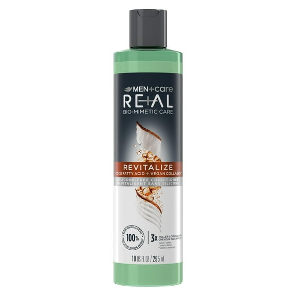 Dove Men Care Real Bio-Mimetic Care Daily Conditioner with Vegan Collagen All Hair Types, 10 fl oz