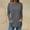 Gray, variant on T Shirts for Women Plus Size Long Sleeve Women Plus Size Tops Loose Layering Basic Black Soft Plain Leisure Tops