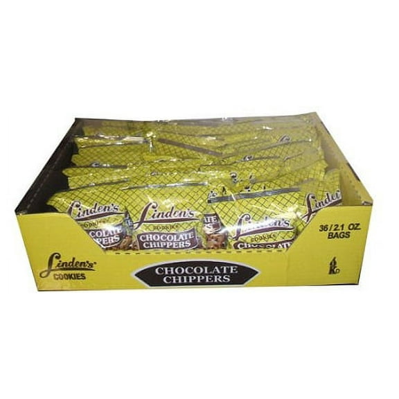 Lindens Chocolate Chippers Cookies, (Pack of 36)