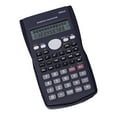 thumbnail image 1 of Calculadora científica Pantalla de dos líneas Cálculo de fracciones Apagado automático Calculadora de función de 12 bits para estudiantes Azul oscuro (cerca de negro), 1 of 10