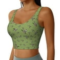 thumbnail image 2 of Fotbe Mallard Duck Pattern Womens' Sports Bra Longline Wirefree Padded with Medium Support Sports Moisture-Wicking Workou Vest,Tank Top-X-Large, 2 of 7