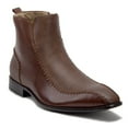 thumbnail image 2 of Men's 99611 Leather Lined Faux Snake Skin Western Style Tall Ankle Dress Boots, 2 of 4