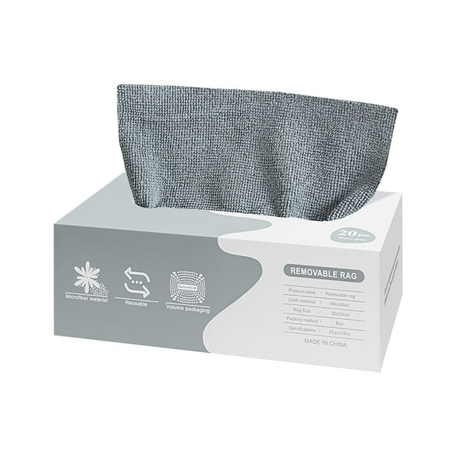 20PCS Water-absorbent Lin Extractable Dishcloths For Kitchen Disposable Washable And Grease Dishcloths
