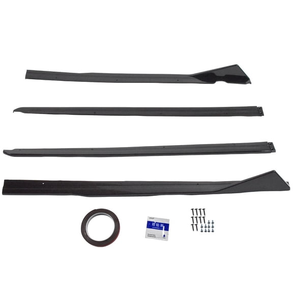 Side Skirt For 2022-2024 2025 Honda Civic Sedan Hatchback Gloss Black Panel Lip