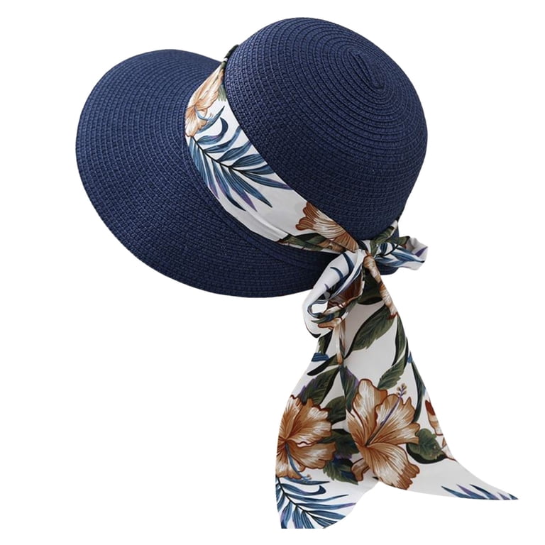 Wide Brim Packable Travel Bucket Hat UPF 50+ Straw Sun Hat Amazon.com: Womens Sun Hat Handmade Straw Bucket Wide Brim  main image 2