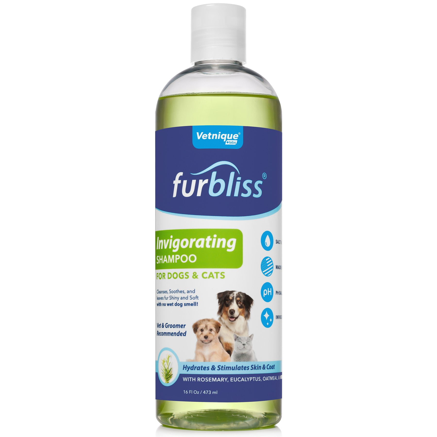 Furbliss Dog Shampoo with Essential Oils, Leaves No Wet