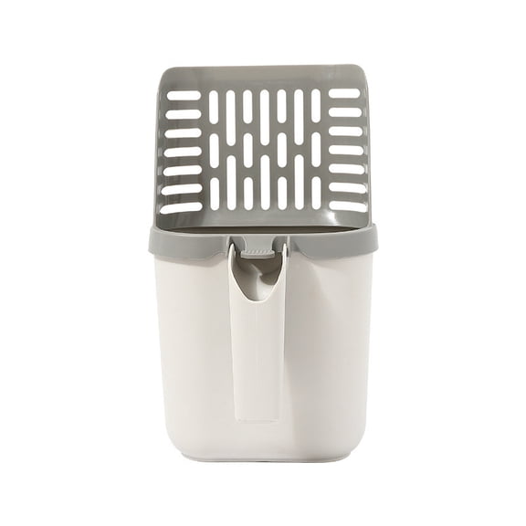 Cat Litter Scoop with Waste Bag Holder, Plastic Cat Litter Box Cleaner, Easy Use for All Cat Breeds, Pet Supplies