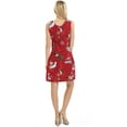 thumbnail image 4 of Tenue de Croisière Assortie pour Couple Chemise Robe Père Noël Rouge, 4 of 6