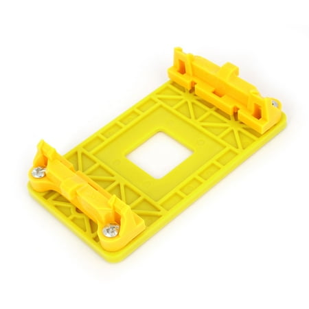 Socket A55 AMD CPU Fan Heatsink Motherboard Retainer Mounting Bracket Yellow