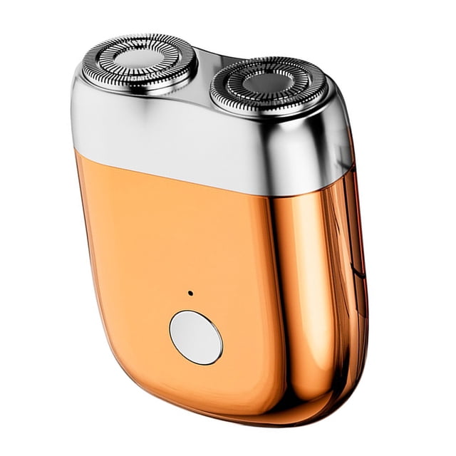 Cortapelos eléctrico impermeable tipo magnético recargable nariz pelo barba afeitadora Kit de herramientas de corte de pelo para hombres naranja