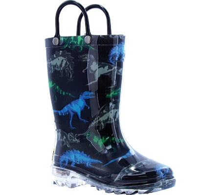 Western Chief Lighted Solid Rain Boot Toddler/Little Kid
