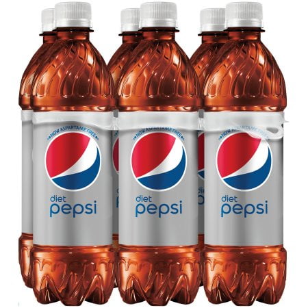 (4 Pack) Diet Pepsi Soda, 16.9 Fl Oz, 6 Count (Best Diet Orange Soda)