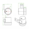 thumbnail image 5 of Alarma de marcha atrás para coche, zumbador de marcha atrás, alarma de marcha atrás universal de 24 V y 105 dB, bocina de marcha atrás, zumbador de goteo para bocina de marcha atrás para camión grande, 5 of 5