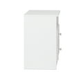 thumbnail image 6 of Prepac Astrid Modern Bedroom Nightstand, 2-Drawer, Crystal White, 6 of 10