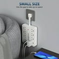 thumbnail image 2 of 14-in-1 Power Strip with 8 AC Outlets & 6 USB Ports (2 Type-C), Wall Mount Design for Office Den, 2 of 8