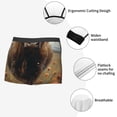 thumbnail image 3 of Balery Grassland Sunflower Cow Calzoncillos bóxer para hombre, ropa interior de algodón suave y transpirable con cinturilla de nailon-Small, 3 of 5