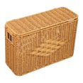 thumbnail image 1 of FESTFENDS De Almacenamiento Rectangular Tejido Imitación Ratán Con Color Marrón Claro Para Hogar, 1 of 6