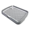 thumbnail image 1 of Mesh Dog Toilet Litter Box Bunny Litter Tray Cat Easy Clean Comfortable for Small and Medium Dogs Dark Gray, 1 of 9
