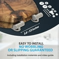 thumbnail image 6 of Sanilo Soft Close Toilet Seat ROUND, Quiet and Slow Close Lid and Seat, Strong Bumpers and Hinges, Old Tree, 6 of 8