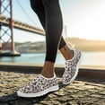 thumbnail image 5 of Whosucclay Women's Slip On Shoes,Leopard Shoes for Running, Fitness, Work, Walking.Casual Low Top Walking Shoes Lightweight Loafer, 5 of 6