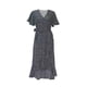 thumbnail image 1 of Vestido largo, vestido largo de playa de verano, vestido de poliéster, cuello en V, vestido de fiesta para mujer, bata para playa, cóctel - Negro, METRO Sunnimix Vestido largo, 1 of 6