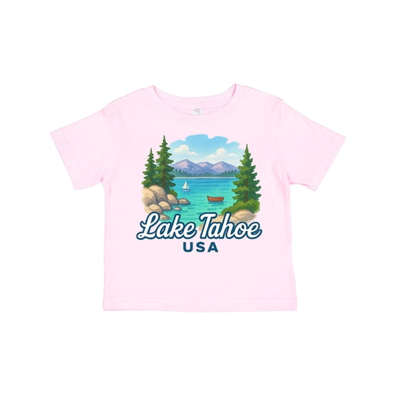 Inktastic Lake Tahoe Scenic View USA Boys or Girls Toddler T-Shirt