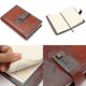 thumbnail image 2 of Diary With Lock Leather Journal Password Combination Lock Notebook Secret Journal Writing Notebook Pu Brown Style-Yvan, 2 of 5