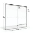 thumbnail image 6 of Basco Infh05a5857ob Infinity 57" High X 58-1/2" Wide Bypass Semi Frameless Tub Door -, 6 of 7