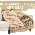 thumbnail image 4 of 30th for Couples - 30th for Husband - 30th 30th Wedding Gifts for 30th Wedding Anniversary Throw Blankets 50x60in, 4 of 5