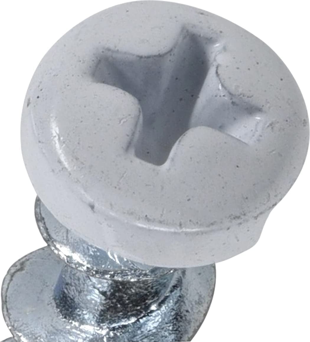 75-pack Borefast Drywall Anchors Screw-In - Easy Installation - 75 Pack, 1 1/2'' Pan Head, White — Construction & DIY Use, Standard Hardware Spec