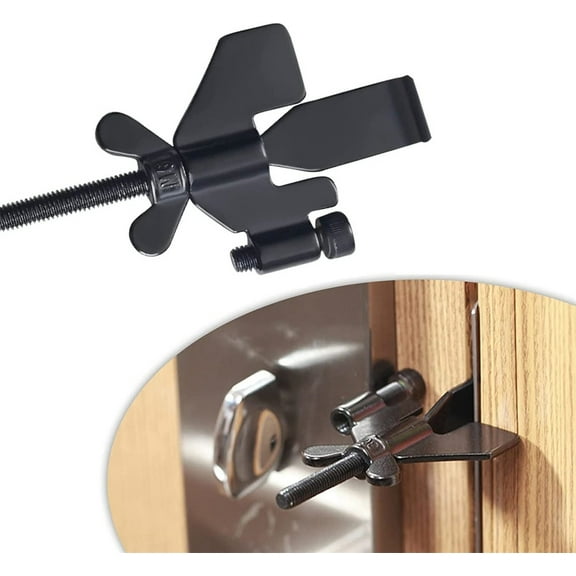 NOGIS Portable Hotel Door Lock for Travel, 3 in 1 Adjustable Door Lock Devices for Additional and Privacy Safety Door Lock Security Devices for Home Hotel School College