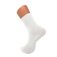 thumbnail image 4 of Loose Fitting Socks for Women Soft Crew Socks 3 Pairs Size 9-11 - S-3, 4 of 7
