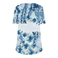 thumbnail image 5 of Women Short Sleeve Tops Dressy Big Workout Tshirts Shirts Adults Summer Clothes Outfits Women Over 50, 5 of 6