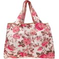 thumbnail image 3 of Wrapables Eco-Friendly Large Nylon Reusable Shopping Bags (Set of 3), Rose Garden, 3 of 7
