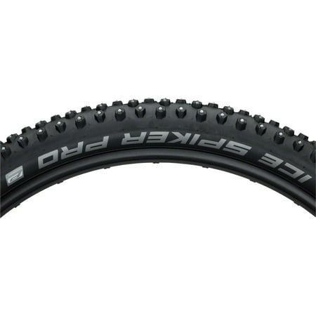 Schwalbe Ice Spiker Pro Studded Tire, 27.5x2.25 EVO Wire Bead Black with Special Winter