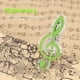 thumbnail image 2 of instrumento musical Clip de papel Plástico Nota musical Carta Piano Hoja Primavera Titular Verde JShteea El nuevo, 2 of 9