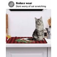thumbnail image 6 of Large Induction Cooktop Protector Mat Christmas Cardinal Birds Stove Top Covers for Electric Stove, Buffalo Plaid Xmas Holly Leaves Branch Decorative Stove Burner Cover Mats, Glass Top Stove Cover, 6 of 7