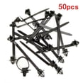 thumbnail image 4 of 50pcs Nylon Cable Tie Fastener Clips Car Loom Hose Clamp Fastening Zip Strap CYX, 4 of 6