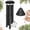 Round: One-sided, variant on Livhil Wind Chimes for Outside, Sympathy Memorial Wind Chimes Deep Tone, Soothing Aluminium Windbell, Large Wind Chimes with 5 Thicken Tubes & Hook, 33''