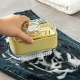 thumbnail image 2 of Product Cleaning Brush for Living Kitchen Bathroom - Foaming Soap Dispenser with Drying Bar Dispenser Brush ABS Material Roller Design Portable Cleaning Solution, 2 of 4