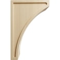 thumbnail image 3 of Ekena Millwork 3"W x 6 1/2"D x 10"H Large Lawson Wood Corbel, Rubberwood, 3 of 4