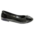 thumbnail image 1 of Zapato Flats Balerina Casual Niña Mujer T-23 Color Ng Charol Lgto 1064 Piso Comodos, 1 of 5