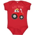 thumbnail image 3 of Inktastic Farmer Tractor Little Sis Girls Baby Bodysuit, 3 of 5