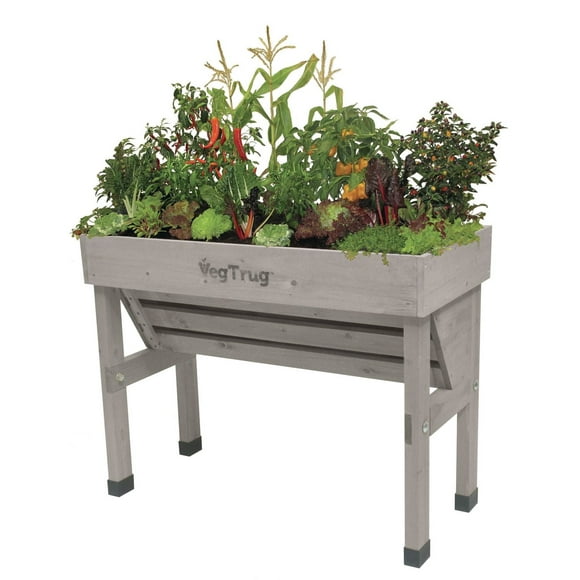 Jardinière Murale Surélevée VegTrug Hugger - Gris - Petit