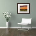 thumbnail image 3 of Trademark Fine Art 'Sunflower Sunset' Canvas Art by Michael Blanchette Photography, White Matte, Wood Frame, 3 of 4