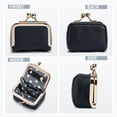 thumbnail image 6 of Mini Travel Ring Box for Women,Portable Genuine Leather jewelry Case Organizer for Rings Earrings Necklaces,Rings & Precious Articles Storage Organizer,Jewelry Pouch (Blue), 6 of 8
