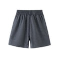 thumbnail image 4 of Yourumao Boys Bermuda Shorts Elastic Waist Loose Fit Shorts for Going Out Solid Basic Summer Casual Wear Bottoms with Pockets 2-13Years, 4 of 7