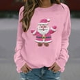 thumbnail image 6 of Craaazy Santa Christmas Graphic Sweatshirt Long Sleeve Xmas Pullover Shirt Gifts, 6 of 6